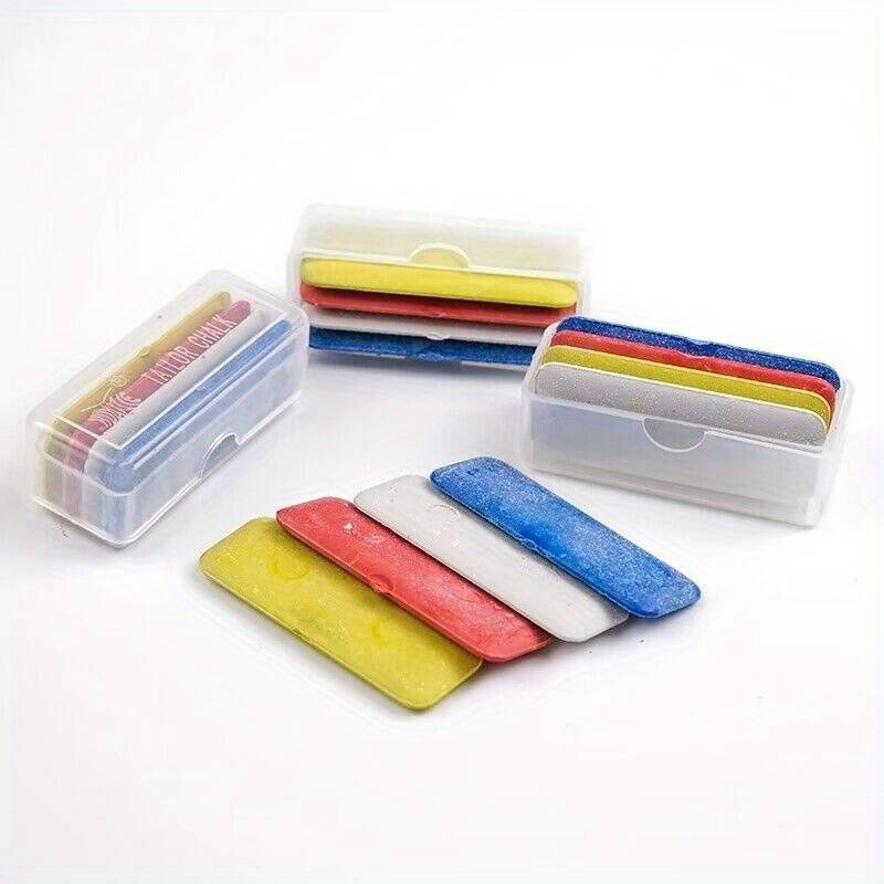 4pcs/set Colorful Erasable Fabric Chalk, Not Easy To Break Thick And  Durable Tailor's Chalk For DIY Clothing Making Sewing Tools Needlework  Accessorie